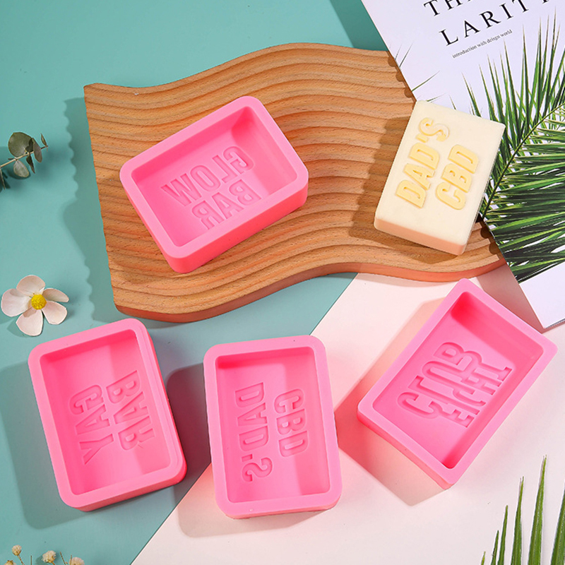 Soap Making Fight Club - Fight Club Buchstaben Seife Silikonform Rechteck