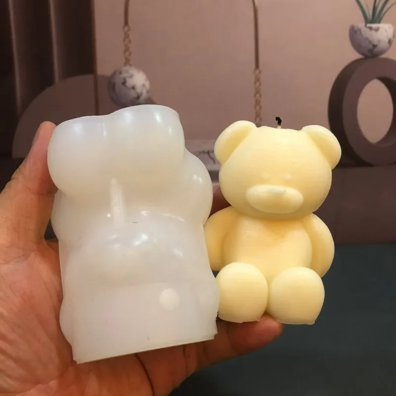 Soap Making Book For Beginners - 3D Bär Silikon Kerze Form DIY