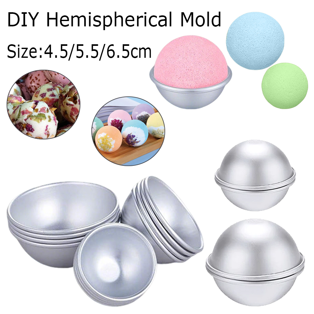 Soap Making Book For Beginners - 6-24 Stück Kugel-Badformen, DIY Seifenherstellungs-Set, Runde