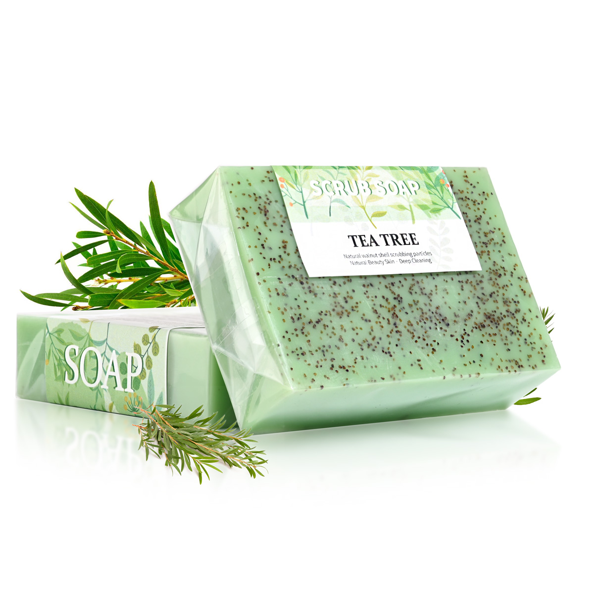 Essential Oil Soap - M+100G Meistverkaufte Exfolierende und Anti-Akne Natürliche