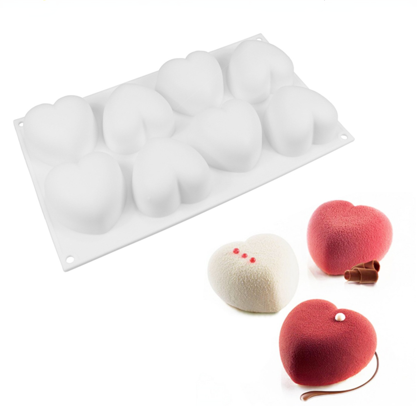 Soap Making Oven - Liebe Herz Silikon Seife Form Handgemachte