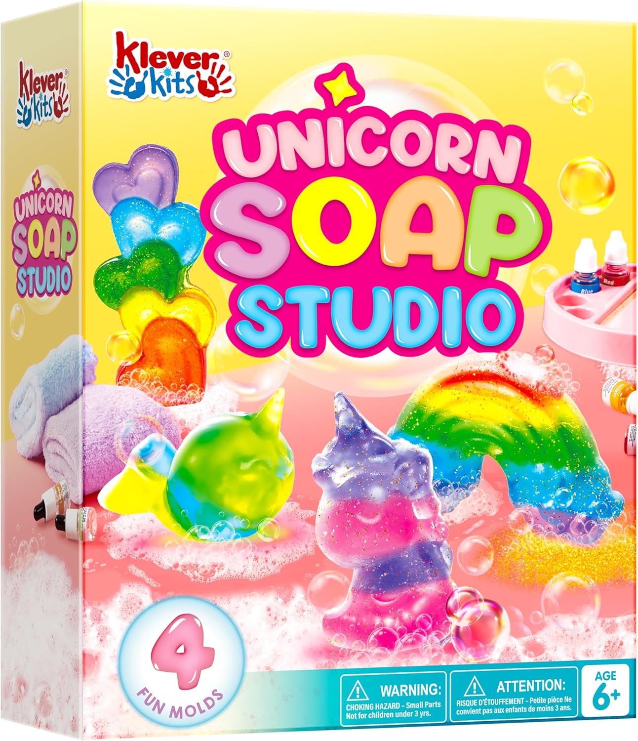 Soap Making Gifts - JOYFY Einhorn-Seifenherstellungsset für Mädchen, Basteln, DIY-Projekt