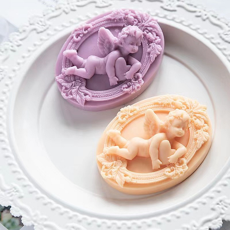 Soap Making Gifts - 3d Engel Kinder geformte Silikon Seifen