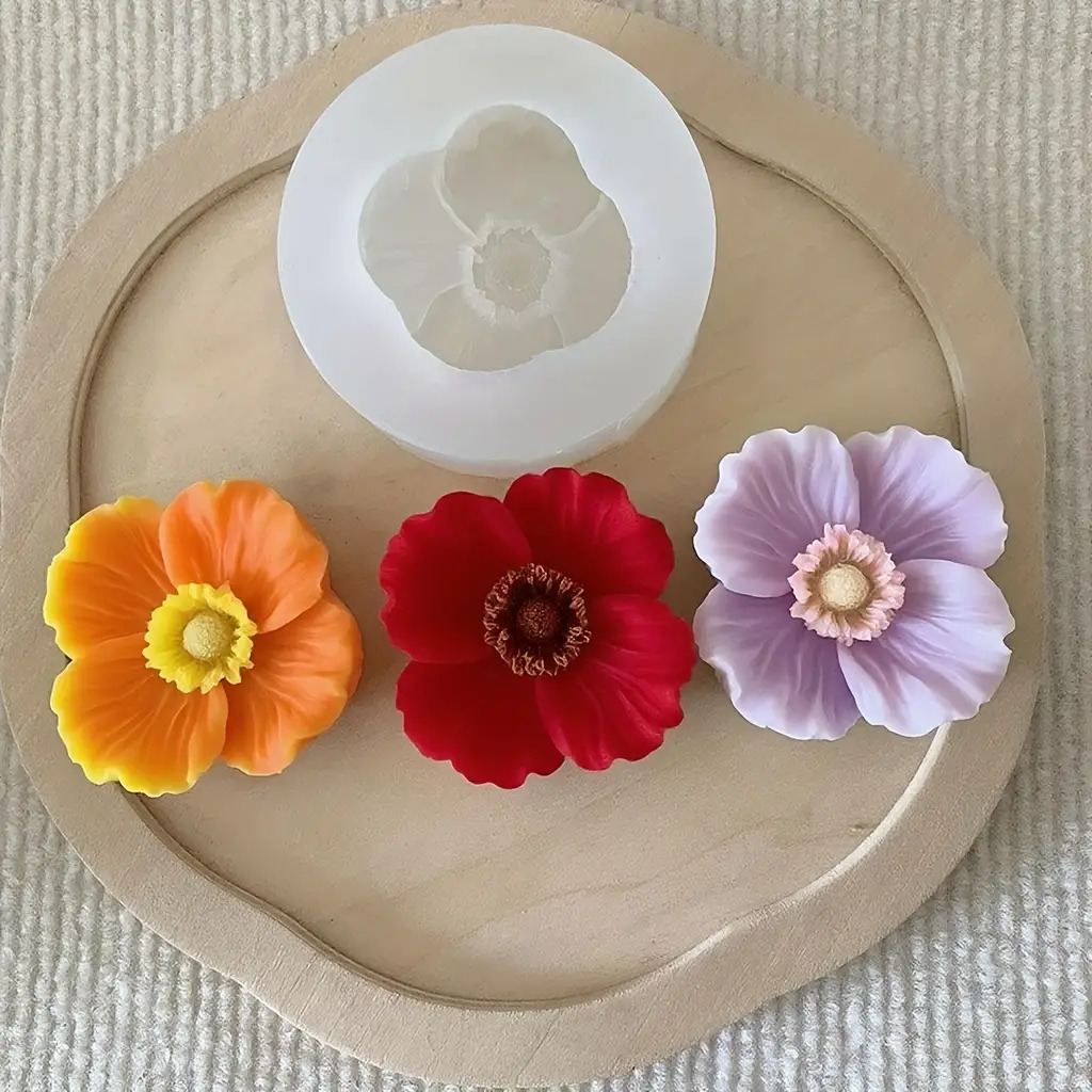 Blumen-Silikonform für Kerzen, – Soap Making Gifts Bewertung und Preis
