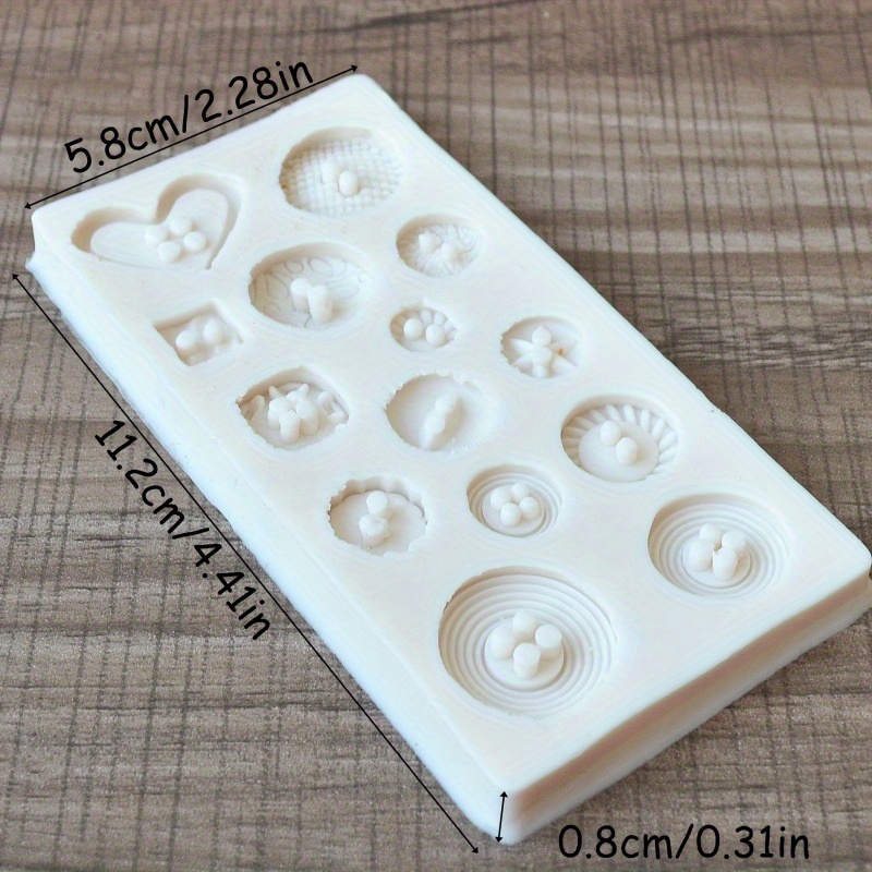 Knopfförmige Silikonform für S – Soap Making Oven Bewertung und Preis