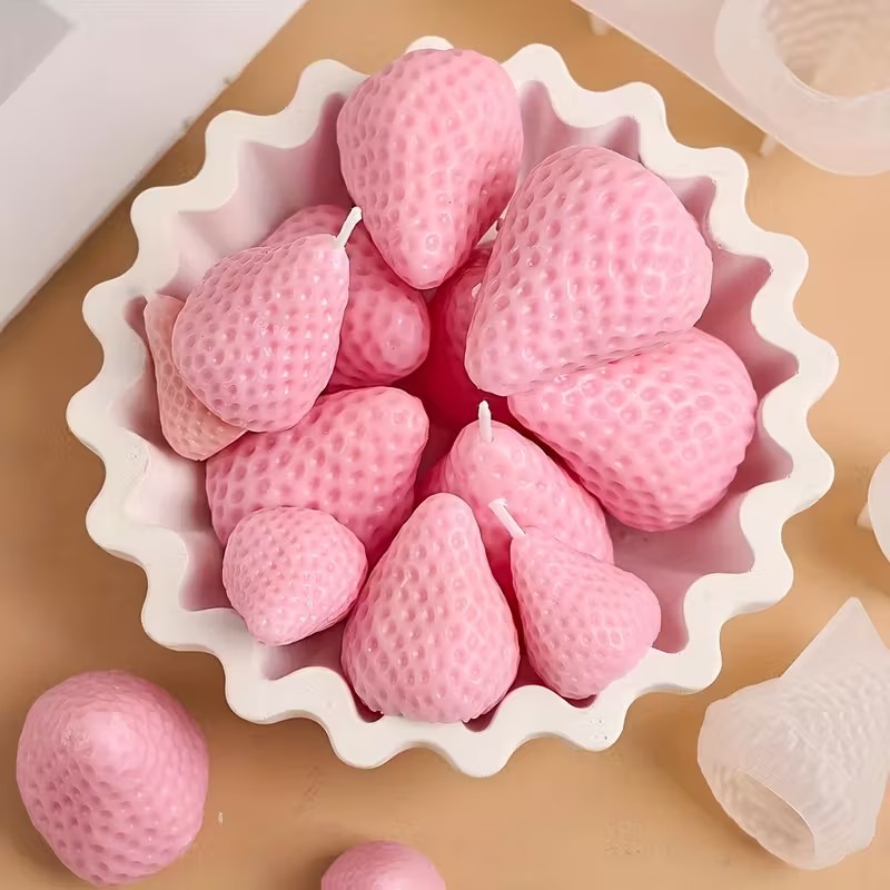 Erdbeer-Silikonform für DIY Ar – Soap Making Gifts Bewertung und Preis