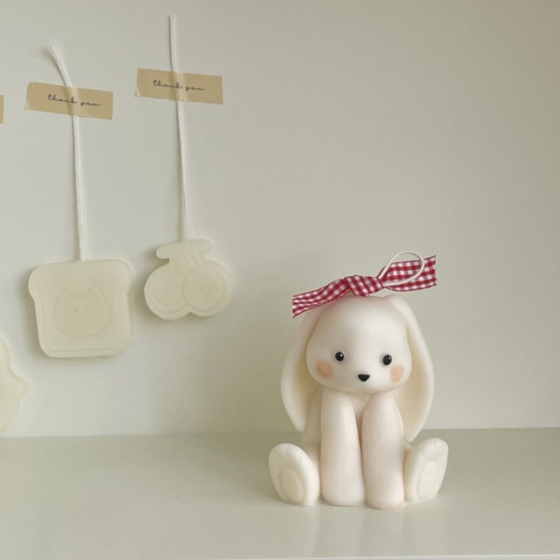 Sitzende Kaninchen-Silikon-Ker – Soap Making At Home Bewertung und Preis