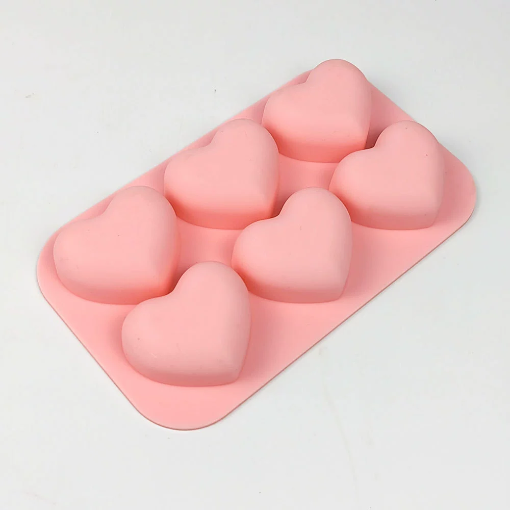 Herz-Silikon-Backform mit 6/15 – Soap Making Gifts Bewertung und Preis
