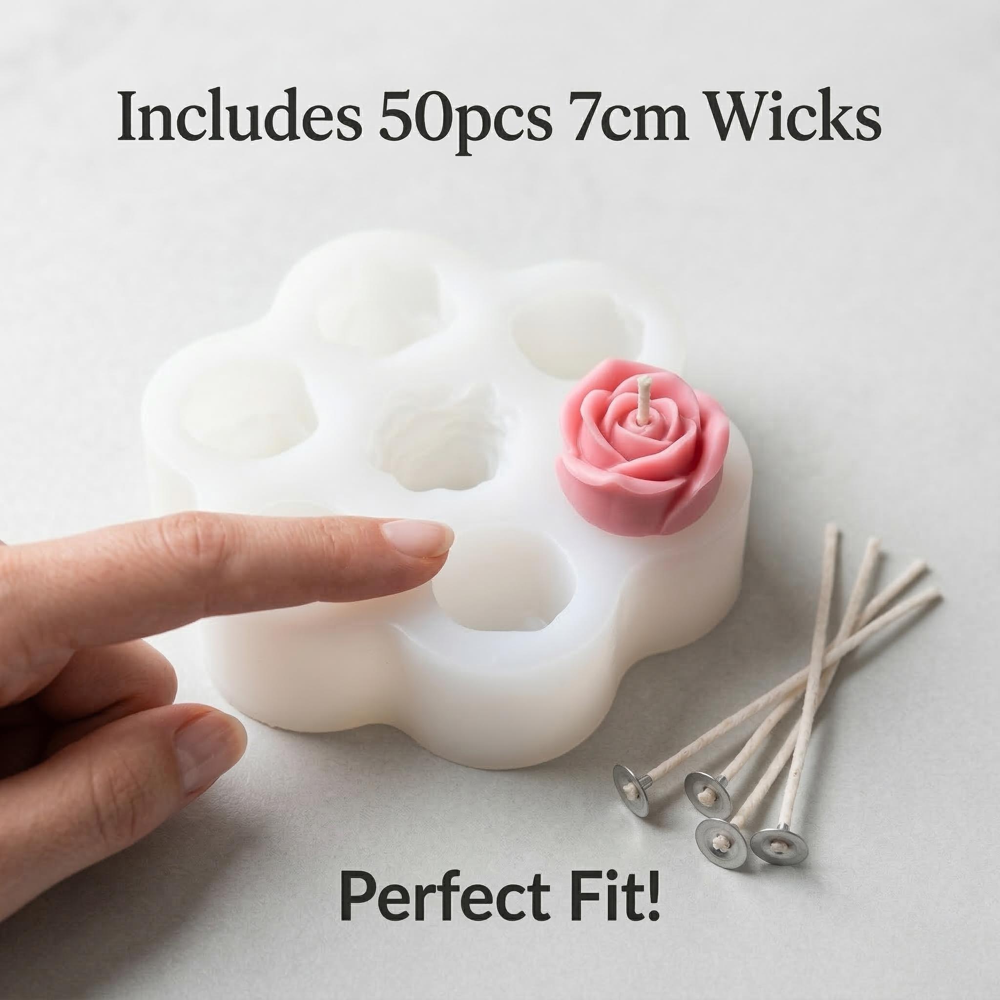 3D Rosenblüten-Silikonform-Set – Soap Making Kit Amazon Bewertung und Preis