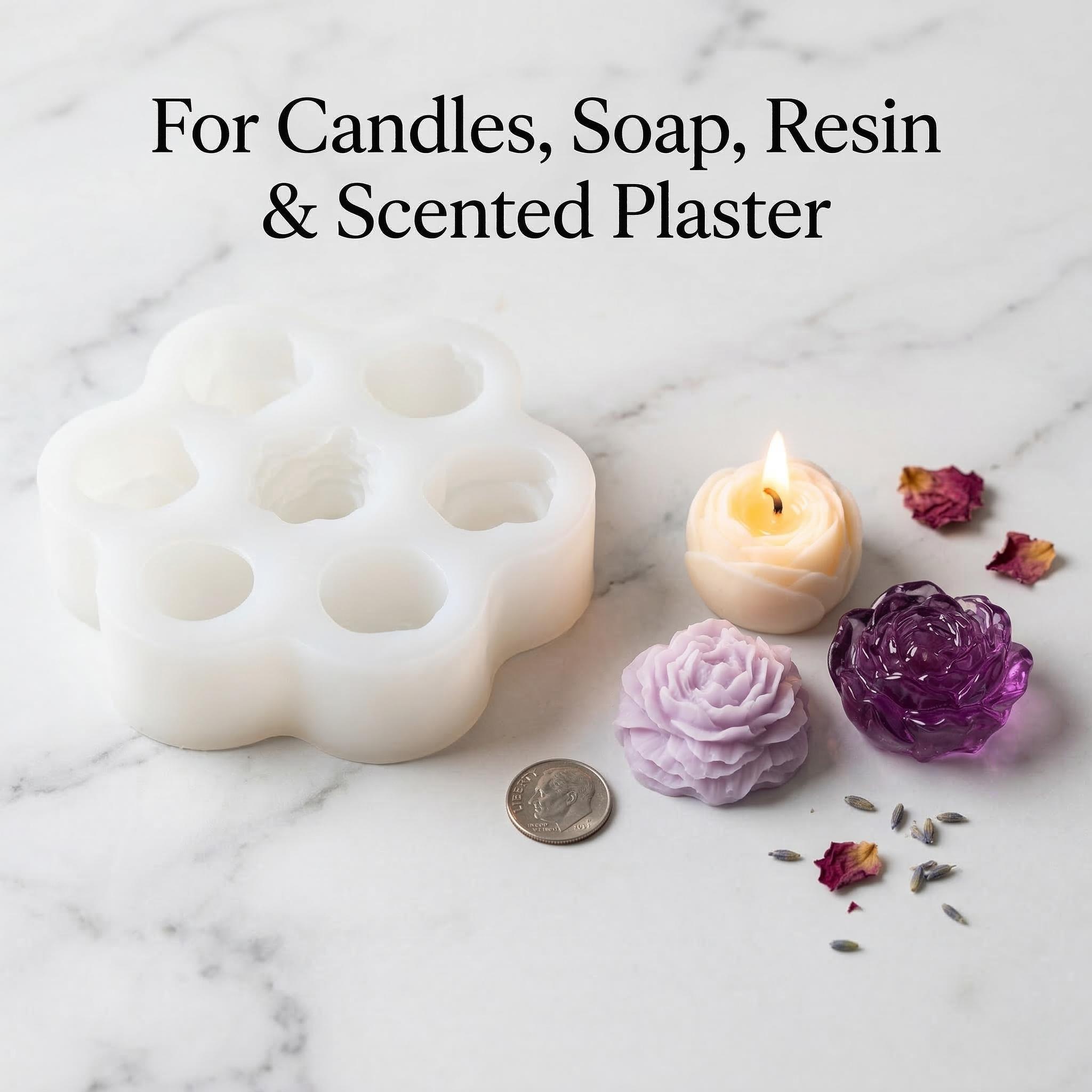 3D Rosenblüten-Silikonform-Set – Soap Making Kit Amazon Bewertung und Preis
