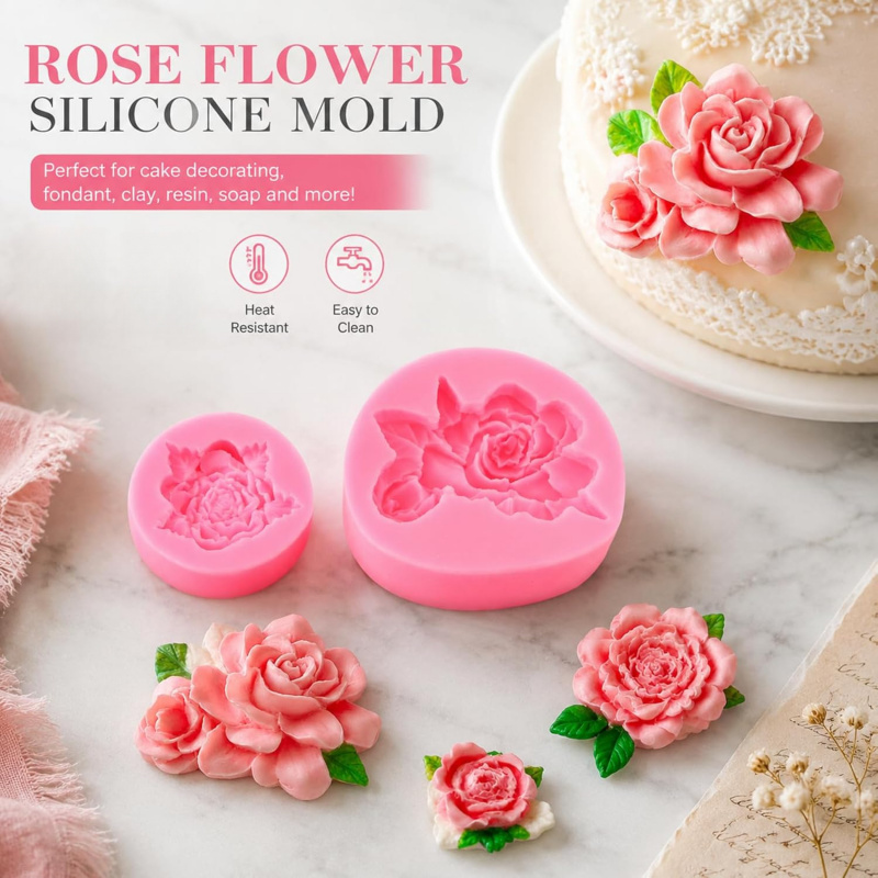 4-teiliges Blumen-Silikonforme – Soap Making Kit Amazon Bewertung und Preis