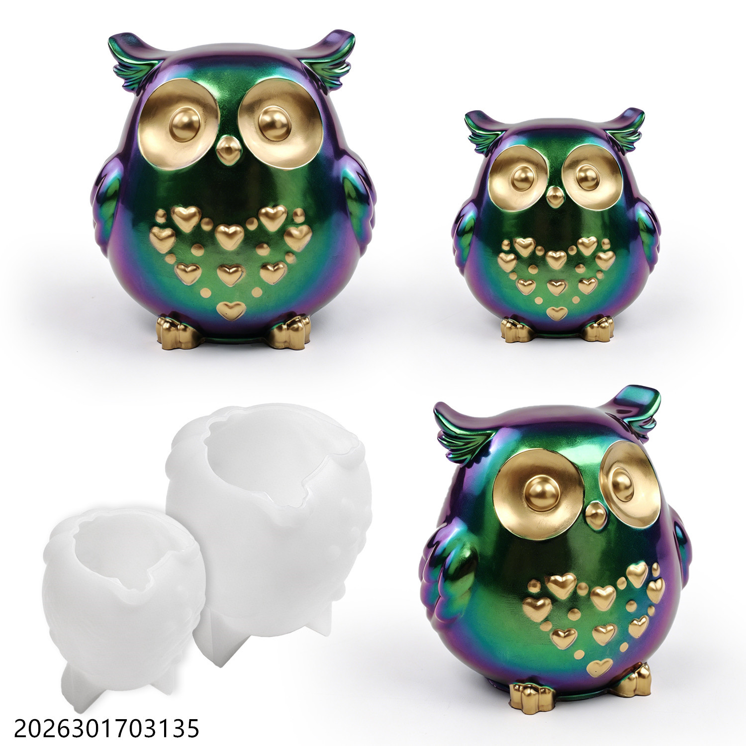 Eulen-Silikonform 3D Vogelform – Soap Making Gifts Bewertung und Preis