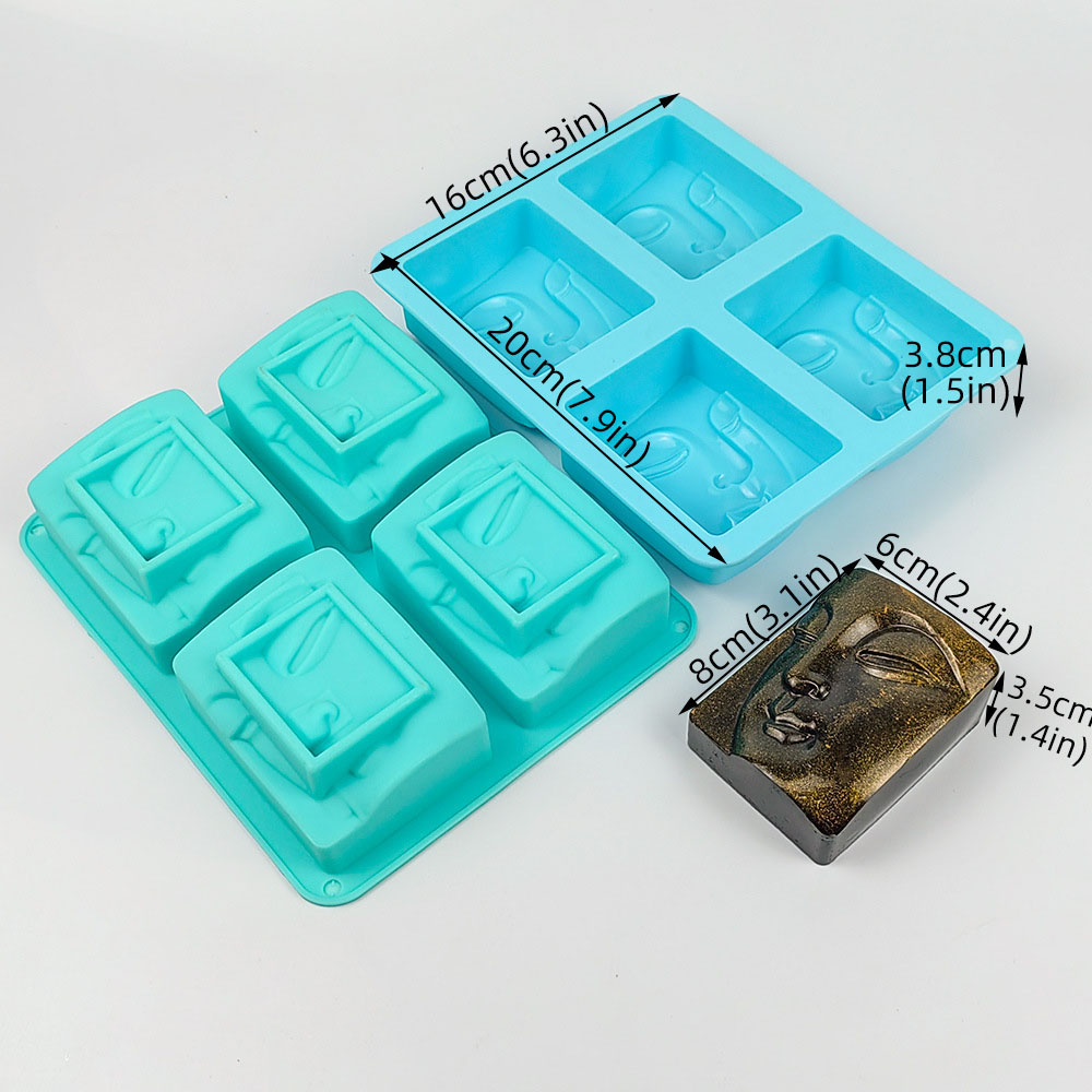 4 Löcher Buddha Porträt Seifen – Soap Making At Home Bewertung und Preis