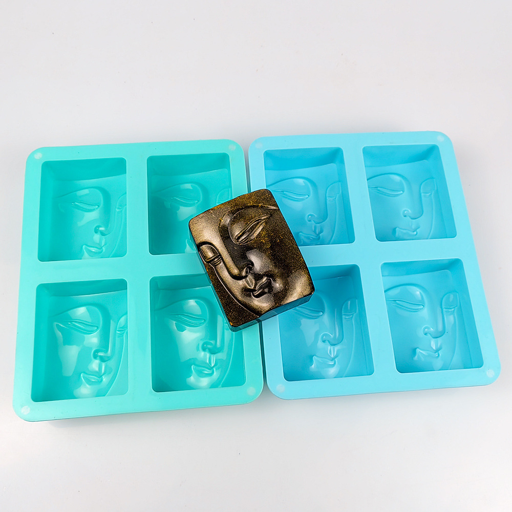 4 Löcher Buddha Porträt Seifen – Soap Making At Home Bewertung und Preis